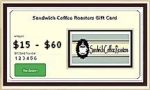 Coffee Gift Cards
